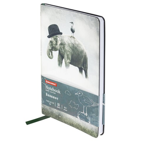 Блокнот А5 Brauberg Vista Spirit 80 листов, клетка 112084 цена за 2 шт , 